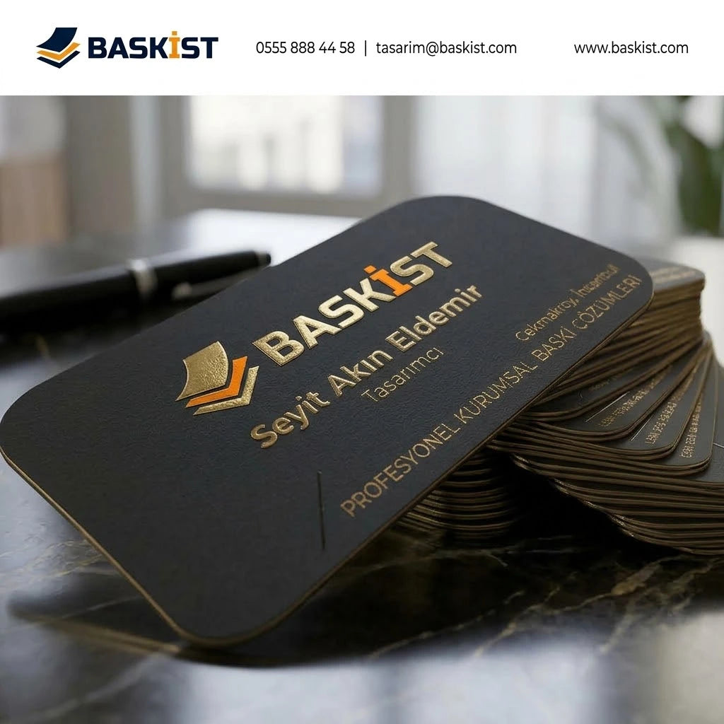 350 gsm Glossy Double-Sided Raised Spot UV Oval Cut Business Card ...