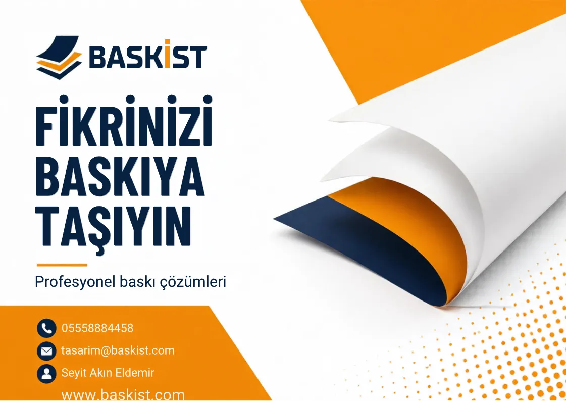 A4 Broşür El İlanı Baskı (20x28 cm) - 115 Gr. Parlak Kuşe Çift Yüz Renkli