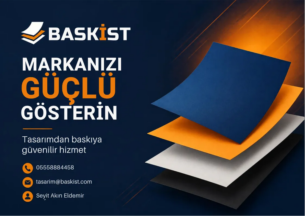 A4 Broşür El İlanı Baskı (20x28 cm) - 115 Gr. Parlak Kuşe Çift Yüz Renkli