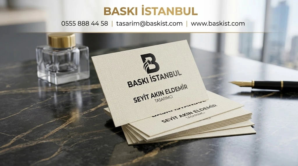 280 gr Özel Dokulu Tuale Fantezi Kartvizit (Çift Yön Renkli Baskı)