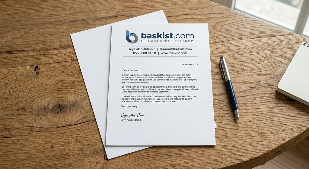 Briefpapier-Druck - Online-Firmen印刷 - Baskist 80 g 4-Farben A4